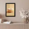 Donut - Romig - Poedersuiker - Beige fotolijst zwart zonder passe partout klein -sfeer5