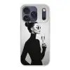 Vrouw - Champagne - Modern Telefoonhoesje iPhone 17 Pro klein -3d
