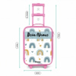 Patroon - Regenboog - Hartjes Kinderkoffer - Roze klein -productfoto_formaten
