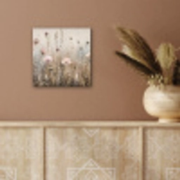 Bloemen - Roze - Modern - Beige aluminium wit klein -sfeer4