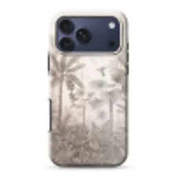 Jungle - Banenboom - Kolibrie - Beige Toughcase MagSafe Apple iPhone 17 Pro Max klein -3d