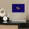 Blauw - Geel - Fijn poster papier klein -sfeer1