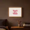 Tekst - Boodschap - Roze Light Box met batterij (Wandlamp) middel -sfeer4