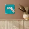 Orchidee - Bloemen - Plant - Wit - Paars plexiglas 5mm klein -sfeer5