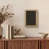 Zeshoek - Zwart - Goud - Bloem Light Box met kabel (Tafellamp) klein 925 -sfeer2