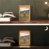 Longhorn - Landschap - Zonsondergang Light Box met kabel (Tafellamp) klein -sfeer3