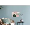 Vormen - Abstract - Cirkel - Zwart Muursticker klein -plant