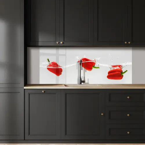 Splash - Groente - Rood keuken achterwand 2 middel -sfeer1