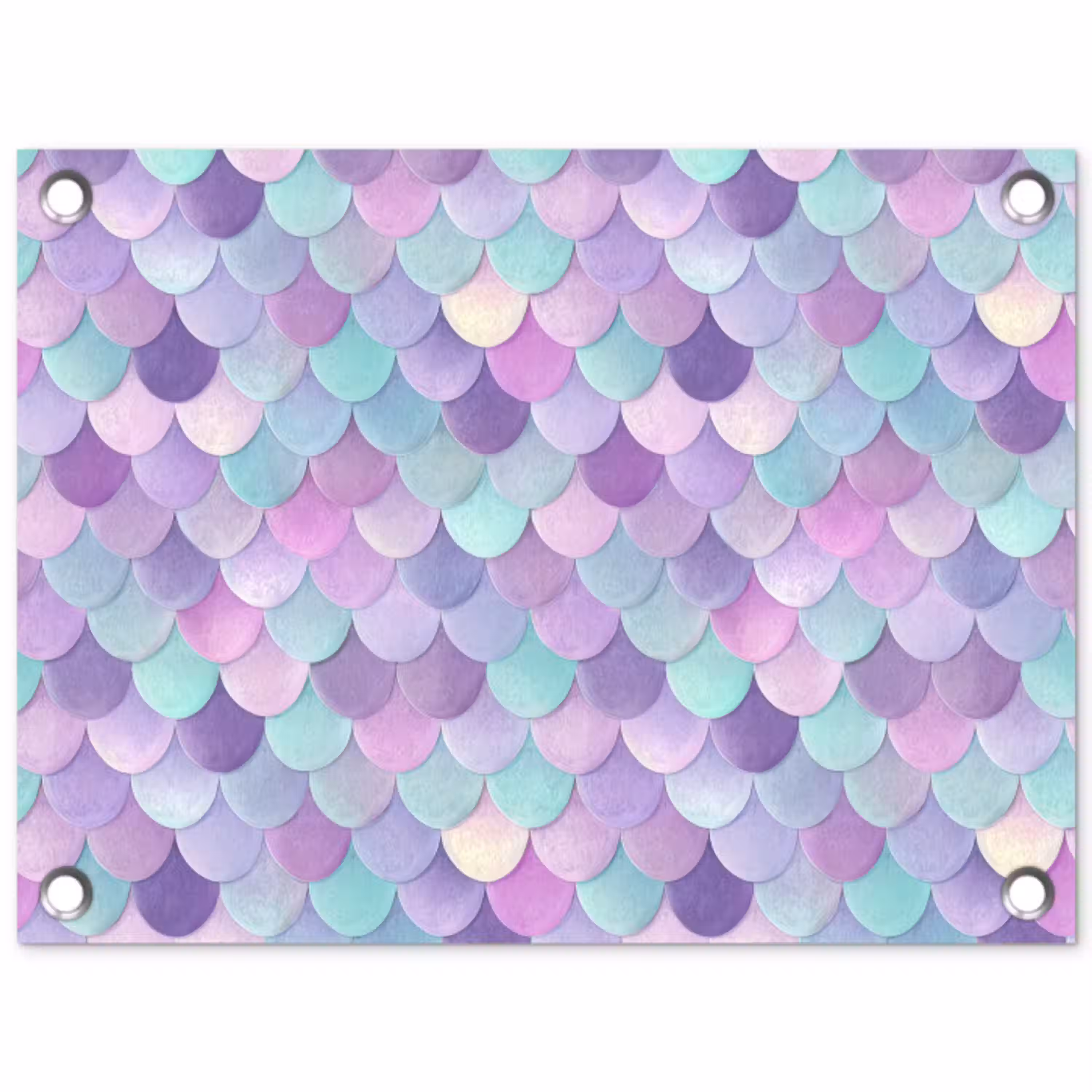 Dromerig - Zeemeermin - Pastel tuinposter los doek klein 239 -3d