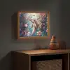 Dolfijn - Vissen - Onderwaterwereld - Bloemen Light Box met batterij (Wandlamp kind) middel -sfeer5_kind