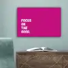 Focus on the good - Roze - Simple canvas 2cm klein -sfeer4