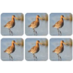 Vogel - Steltloper - Water - Natuur onderzetter kurk middel -zkaufland3dotto