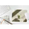 Matcha - Glas - Groen - Minimalistisch muismat rubber klein -witbureau