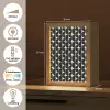Modern - Geometrisch - Zwart Light Box met kabel (Tafellamp) klein 925 -USP_NL