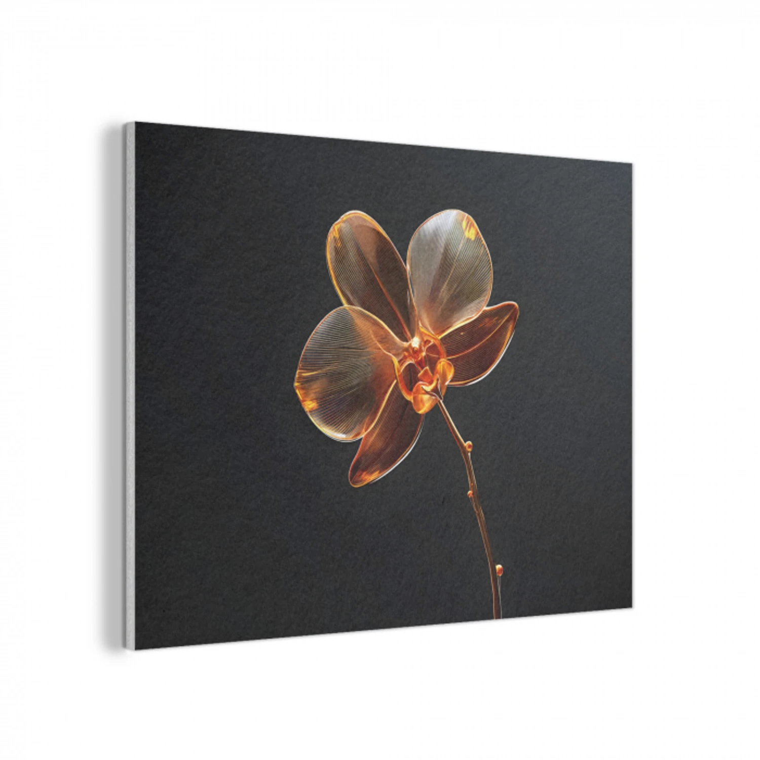 Orchidee - Doorzichtig - Bloem PET vilt klein -3d
