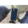 Haaien - Roze - Blauw - Zeedieren Hoesje iPhone 12 Pro met koord klein -hand