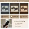 Abstract - Zwart - Verf - Modern Light Box met batterij (Wandlamp) middel -USP_lichtkleurNL