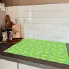 Groen - Geel - Bananen Inductie beschermer vinyl 3mm klein 276 -sfeer3