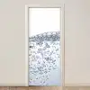 Luchtbellen - Water - Dynamisch deurposter klein -3d_beige