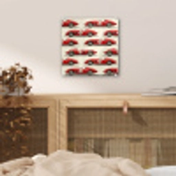 Raceauto - Retro - Rood plexiglas 5mm klein 11 -sfeer4