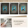 Vogel - Toekan - Blauw - Quotes Light Box met kabel (Tafellamp) klein -USP_dimbaarNL