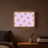 Pretzels - Eten - Paars Light Box met batterij (Wandlamp) middel -sfeer4