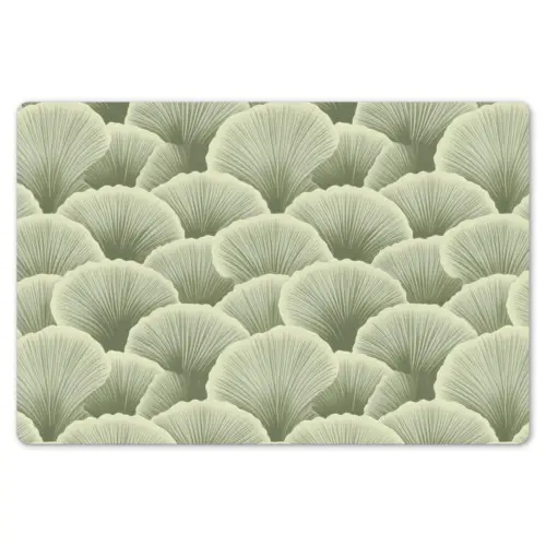Waaier - Blad - Groen Placemat vinyl groot 368 -zzsfeer1_Kitchenyeah-website