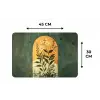 Plant - Bloemen - Wit Placemat vinyl groot -specs