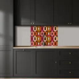 Modern - Retro - Kleurrijk keuken achterwand 2 middel 865 -sfeer1