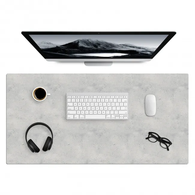 Desk Mat - Gray - Concrete - Neutral