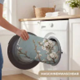 Botanisch - Stilleven - Blauw Badmat klein -USP_WasbaarDE