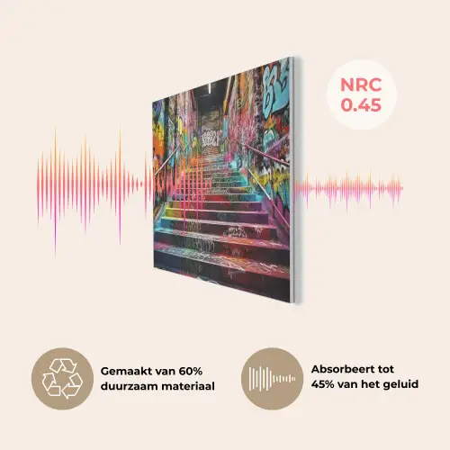 Trap - Graffiti - Kleuren - Kunst PET vilt klein -USP_NL