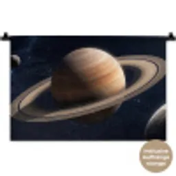 Planeten - Saturnus - Ruimte Wandkleed katoen klein -t3d_DE