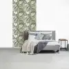 Botanisch - Bloemen - Groen fotobehang vinyl groot 64 -slaapkamer