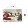 Kerstsfeer - Landelijk - Rood Placemat vinyl groot -specs