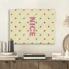Nice - Stippen - Roze - Geel PET vilt klein -sfeer1
