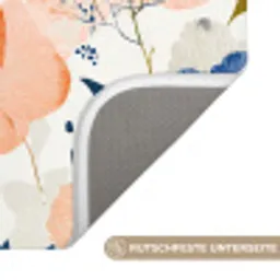 Bloemen - Botanisch - Kleurrijk Badmat klein 997 -USP_AntislipDE