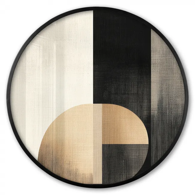Ronde fotolijst - Formes - Moderne - Noir