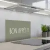 Spreuken - Bon appétit - Quotes - Eet smakelijk - Eten keuken achterwand spatscherm klein -3d_schuin