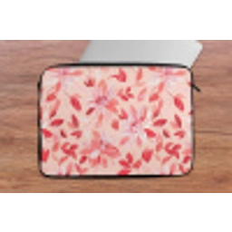 Botanisch - Bloemen - Rood laptophoes neopreen klein 279 -tafel
