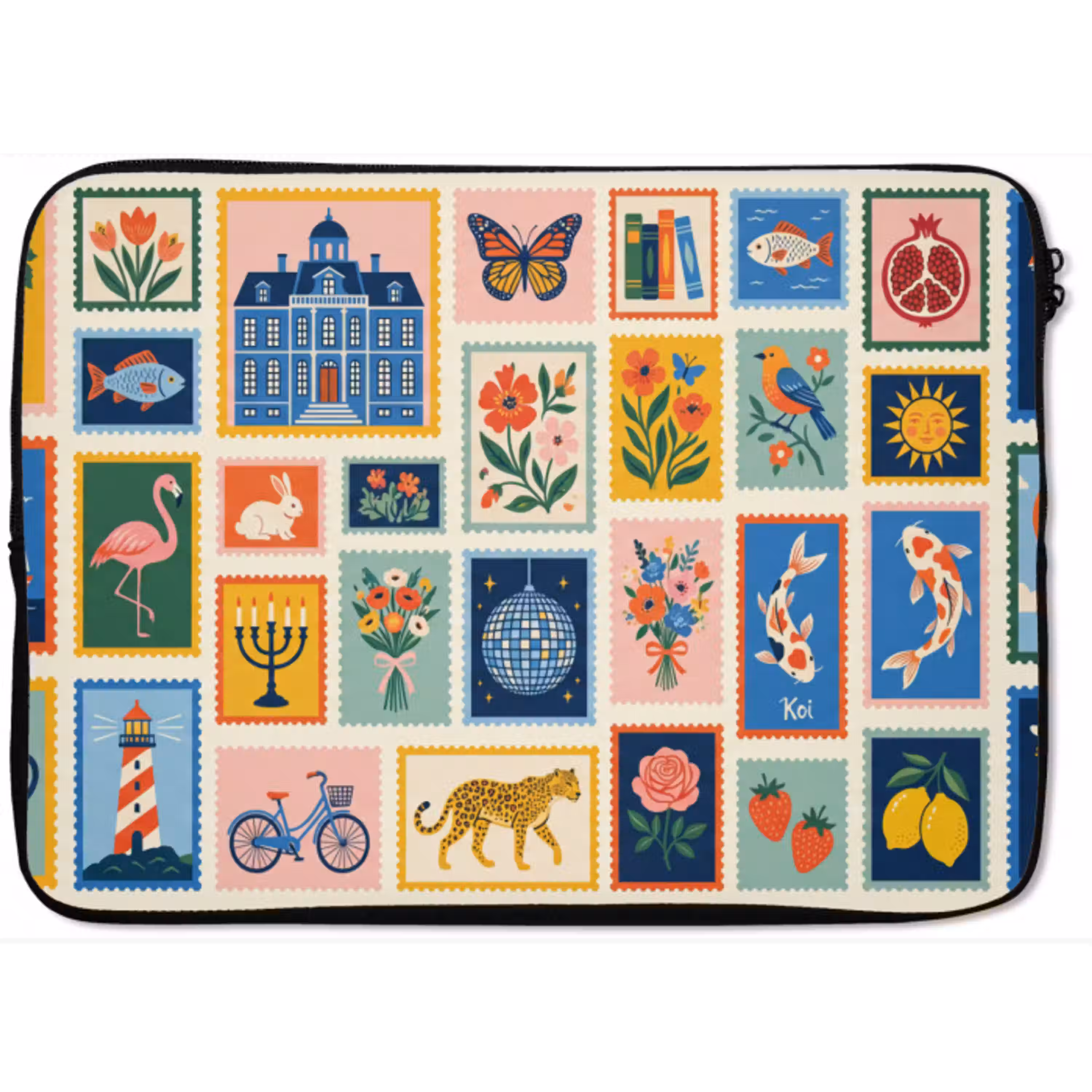 Gebouw - Koepel - Architectuur - Klassiek - Grijs laptophoes neopreen klein -zkaufland3dotto