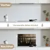 Keukengerei - Rustiek - Tegels - Kruiden keuken achterwand spatscherm klein -voor_na_DE