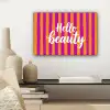 Modern - Hello - Oranje canvas 2cm klein -sfeer6