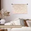 Beige - Aardspatroon Wandkleed katoen klein -sfeer1