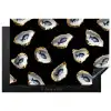 Oesters - Vissen - Blauw - Goud Inductie beschermer vinyl 3mm klein -3d