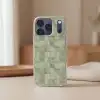 Vlakken - Rustiek - Groen Telefoonhoesje iPhone 17 Pro klein 878 -sfeer2