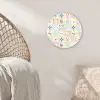 Zee - Sfeer - Mozaïek - Vis Wandcirkel kunststof plaat 5mm dik klein 188 -sfeer5