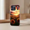 Zonnebloemen - Zonsondergang - Landschap Telefoonhoesje iPhone 17 Pro Max klein -sfeer2