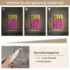 Love - Tekst - Roze - Valentijn Light Box met kabel (Wandlamp) klein -USP_dimbaarNL
