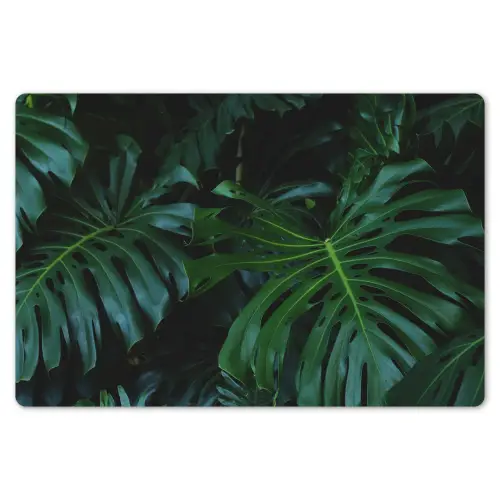 Monstera - Bladeren - Tropisch - Jungle Placemat vinyl groot -zzsfeer1_Kitchenyeah-website